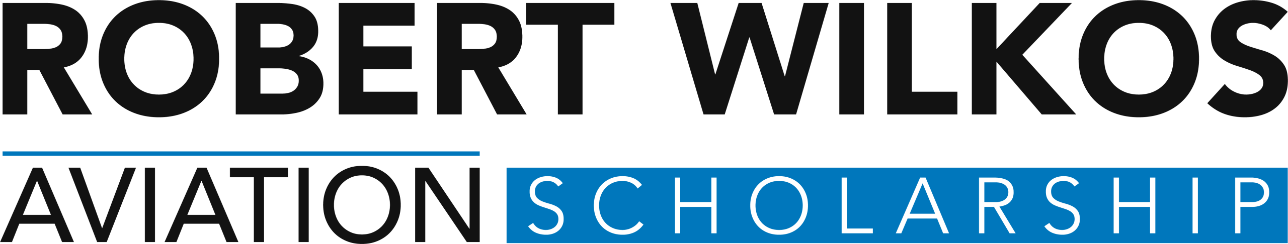 Robert Wilkos Aviation Scholarship Logo